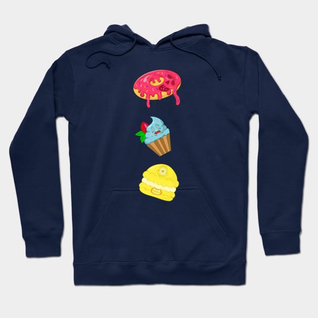 Monsters bakery Hoodie by MariRiUA